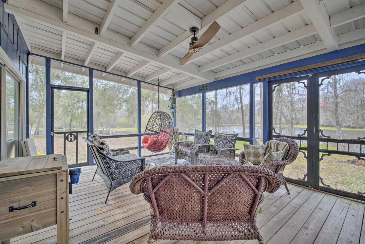 Unplugged Withlacoochee Riverfront Retreat! Bushnell Extérieur photo