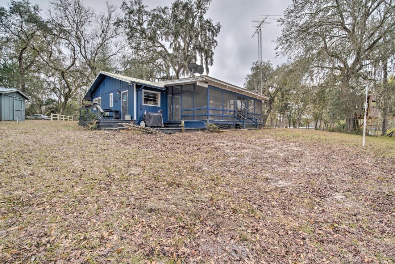 Unplugged Withlacoochee Riverfront Retreat! Bushnell Extérieur photo